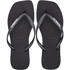 Chinelo Havaianas Slim Square Logo Metallic - Feminino - Foto 1