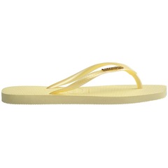 Chinelo Havaianas Slim Square Logo Metallic - Feminino - Foto 3