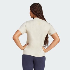 Camiseta adidas Estampada House Of Tiro Metallic - Feminina - Foto 2