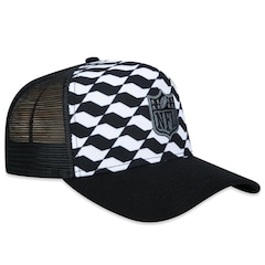 Boné New Era 9Forty A-Frame Trucker Calcada Nfl 2024 Sao Paulo Game - Masculino - Foto 3