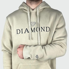 Blusão Diamond Classic Hoodie Sand - Masculino - Foto 2