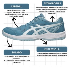 Tênis Asics Upcourt 6 - Masculino - Foto 3