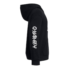 Blusão de Moletom com Capuz Under Armour Curry Splash Hoodie - Infantil - Foto 3