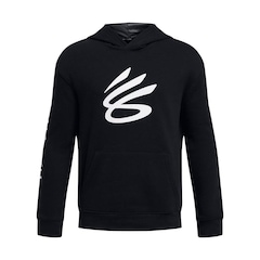 Blusão de Moletom com Capuz Under Armour Curry Splash Hoodie - Infantil - Foto 1