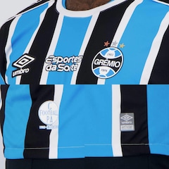 Camisa Umbro Gremio I 2023 Jogador com Patrocínio - Masculina - Foto 5
