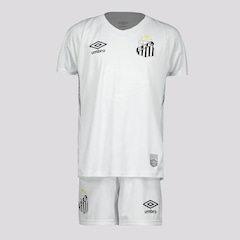 Conjunto do Santos Umbro I 2024 - Infantil - Foto 1