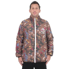 Jaqueta com Capuz Lrg Desert Pixel Puffer Reversible - Masculina - Foto 2