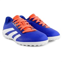 Chuteira Society adidas Predator Essentials 24.5 T Jr - Infantil - Foto 3