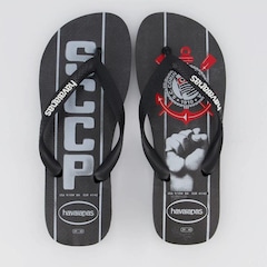 Chinelo Havaianas Corinthians - Unissex - Foto 1