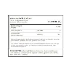 Vitamina B12 120 Caps Growth Supplements - Foto 2
