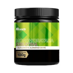 Creatina Monohidratada 100g Growth Supplements - Natural - Foto 1