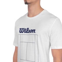 Camiseta Wilson Tennis Court - Masculina - Foto 3