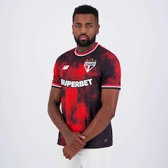 Camisa do São Paulo III 2024 New Balance 7 Lucas - Masculina - Foto 4
