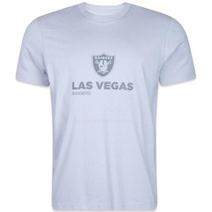 Camiseta New Era Regular Nfl Las Vegas Raiders Core Essentials Style - Masculina - Foto 1