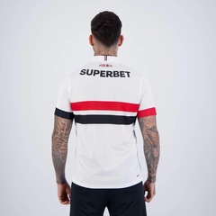 Camisa do São Paulo I 2024 com Patrocínio Patch Campeão Copa do Brasil 2023 New Balance - Masculina - Foto 4