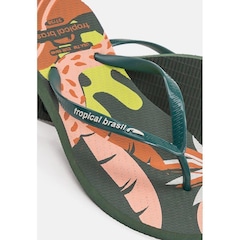 Chinelo Tropical Brasil Estampado Slim - Feminino - Foto 5