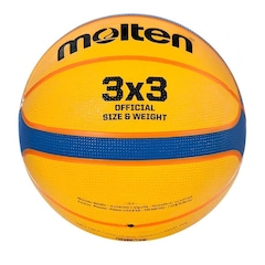 Bola de Basquete Molten 3X3 Basketball Rubber Cover Bt332010 Sulcos Profundos - Foto 3