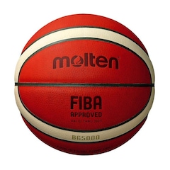 Bola de Basketball Molten Bg5000 em Couro Fiba Approved T7 - Foto 1