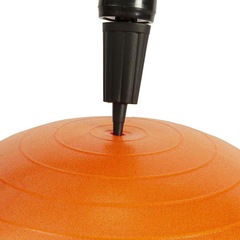 Bola de Pilates Acte Sports 45Cm Laranja com Bomba de Ar T9-45 - Foto 2
