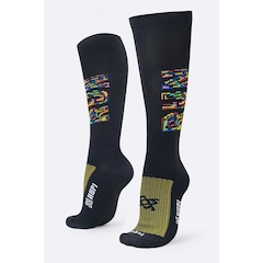 Meia Cano Longo Hupi Run Colors - 36 A 42 - Adulto - Foto 4