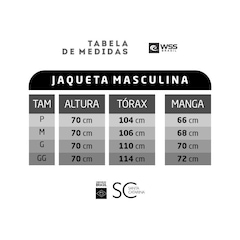 Jaqueta Corta Vento Masculina Wss Gym Never Give Up - Foto 3