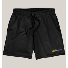 Kit Short Academia Elastano Wss Gym Never Give Up - Masculino - Foto 3