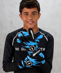 Luva de Goleiro N1 Starter Kids - Infantil - Foto 7
