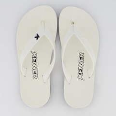 Chinelo Kenner New Summer Branco e Preto - Foto 1