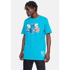 Camiseta Mitchell & Ness NBA Teams Charlotte Hornets - Masculina - Foto 3