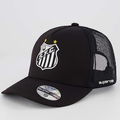 Boné Aba Curva do Santos Supercap Trucker - Snapback - Adulto - Foto 1