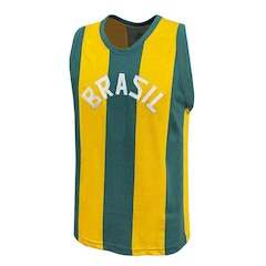 Camiseta Regata Liga Retro Brasil 1963 Basquete - Masculina - Foto 2