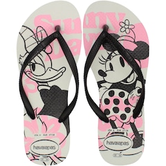 Chinelo de Dedo Havaianas Slim Disney Feminino - Foto 1