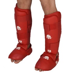 Caneleira de Karate com Protetor de Pé Mks Competition Homologada Cbk - Foto 2