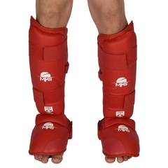 Caneleira de Karate com Protetor de Pé Mks Competition Homologada Cbk - Foto 3