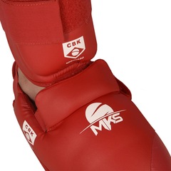 Caneleira de Karate com Protetor de Pé Mks Competition Homologada Cbk - Foto 6