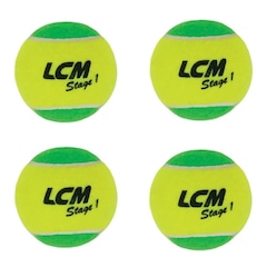 Bola de Tênis Stage 1 Lcm com 4 Unidades - Foto 1
