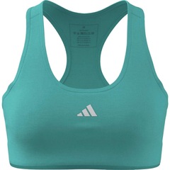 Top adidas Poliamida Suporte Médio Treino Feminino - Foto 1