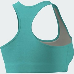 Top adidas Poliamida Suporte Médio Treino Feminino - Foto 3