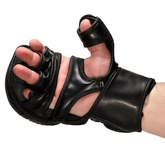 Luva Mma Mks Combat Shooter Black - Foto 3