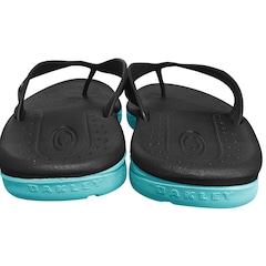 Chinelo Oakley Crowd Black Turquoise - Masculino - Foto 4