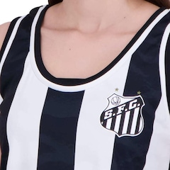 Camiseta Regata Braziline Santos Hino - Feminina - Foto 1