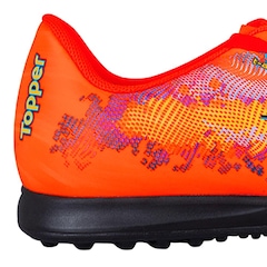 Kit Chuteira Society Topper Strike Vi e Meião - Adulto - Foto 3