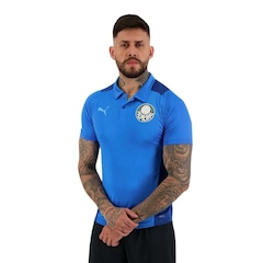 Camisa Polo do Palmeiras 2023 Puma Treino - Masculina - Foto 3