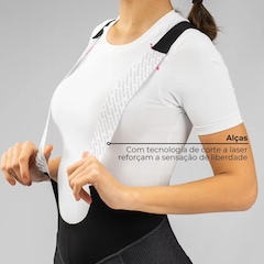 Bretelle de Ciclismo Feminino Free Force Performance Invert Gel - Foto 4