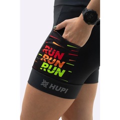 Bermuda de Compressão Hupi Curta Run Run Run - Feminina - Foto 4