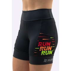 Bermuda de Compressão Hupi Curta Run Run Run - Feminina - Foto 1