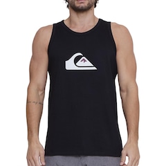 Camiseta Regata Quiksilver Comp Logo - Masculina - Foto 1