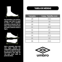 Chuteira Futsal Umbro Br Futsal Jr - Infantil - Foto 7