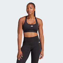 Top adidas Treino Powereact Suporte Médio - Feminino - Foto 3