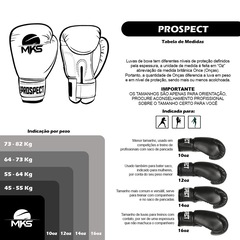 Luvas de Boxe Muay Thai Mks New Prospect - Adulto - Foto 6